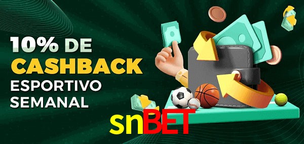 10% de bônus de cashback na snbet