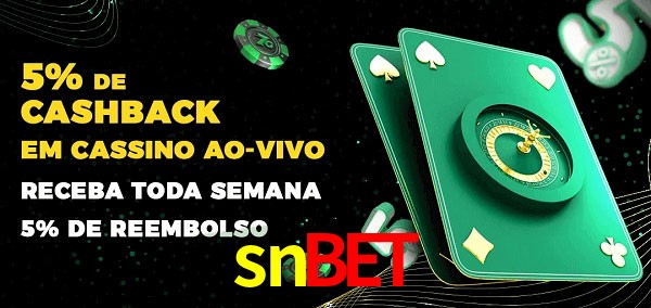 Promoções do cassino ao Vivo snbet